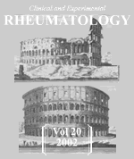 Cover Clinical and Experimental Rheumatology