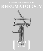 Cover Clinical and Experimental Rheumatology