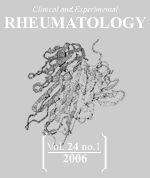 Cover Clinical and Experimental Rheumatology