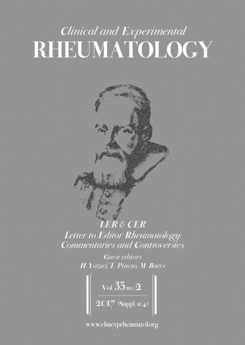 LER & CER - Letter to Editor Rheumatology: Commentaries and Controversies