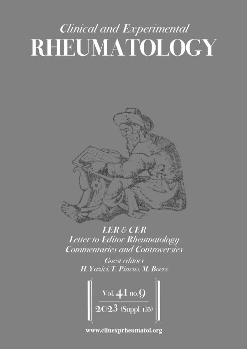 LER & CER - Letter to Editor Rheumatology Commentaries and Controversies