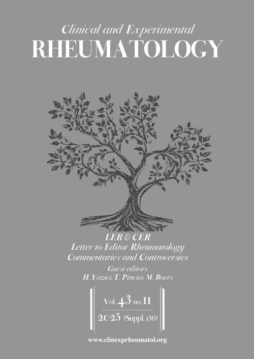 LER & CER - Letter to Editor Rheumatology Commentaries and Controversies